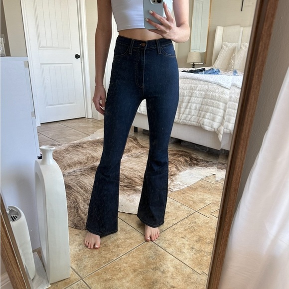 Vibrant M.I.U Flare Jeans - Picture 3 of 3